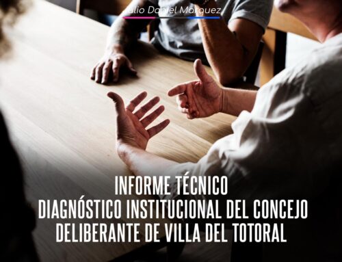 Informe técnico – Diagnóstico institucional del Concejo Deliberante de Villa del Totoral